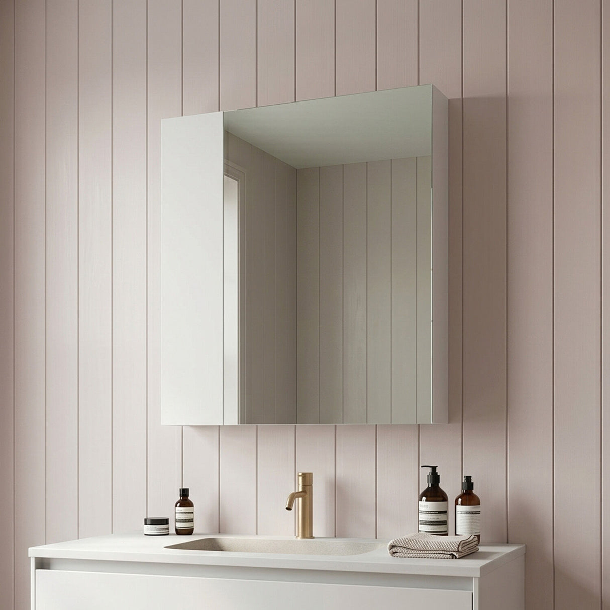 [BFDY118] 600 75 25 MIRROR UNIT GLWHT - Silo