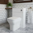 [BFDY120A] Alrewas Contemporary Floor Standing WC Unit with Coordinating Worktop, 600mm, Choice of Colour - Silo