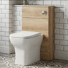 [BFDY3004A] Alrewas Contemporary Floor Standing WC Unit with Coordinating Worktop, 500mm, Choice of Colour - Silo