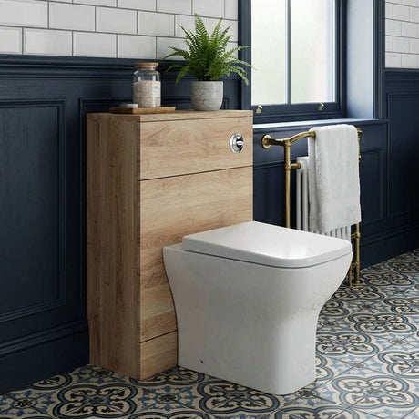 [BFDY3020A] Alrewas Contemporary Floor Standing WC Unit with Coordinating Worktop, 600mm, Choice of Colour - Silo