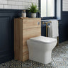 [BFDY3020A] Alrewas Contemporary Floor Standing WC Unit with Coordinating Worktop, 600mm, Choice of Colour - Silo