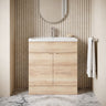 [BFDY3028A] Alrewas Contemporary 2 Door Floor Standing Vanity Unit with Basin, 800mm, Choice of Colour - Silo