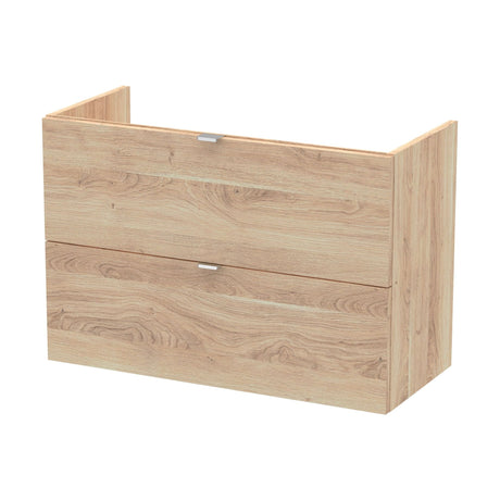 [BFDY3039] 800 2-Drawer Wall Hung Unit (355MM) - Cutout