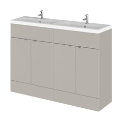 [BFDY3234A] Alrewas Contemporary 2 Door Floor Standing Vanity Unit with Basin, 1200mm, Choice of Colour - Cutout