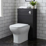 [BFDY604A] Alrewas Contemporary Floor Standing WC Unit with Coordinating Worktop, 500mm, Choice of Colour - Silo