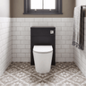 [BFDY620A] Alrewas Contemporary Floor Standing WC Unit with Coordinating Worktop, 600mm, Choice of Colour - Silo