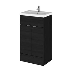[BFDY624A] Alrewas Contemporary 2 Door Floor Standing Vanity Unit with Basin, 500mm, Choice of Colour - Cutout