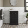 [BFDY624A] Alrewas Contemporary 2 Door Floor Standing Vanity Unit with Basin, 500mm, Choice of Colour - Silo