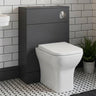 [BFDY904A] Alrewas Contemporary Floor Standing WC Unit with Coordinating Worktop, 500mm, Choice of Colour - Silo