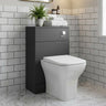 [BFDY905A] Alrewas Contemporary Floor Standing WC Unit with Coordinating Worktop, 500mm, Choice of Colour - Silo
