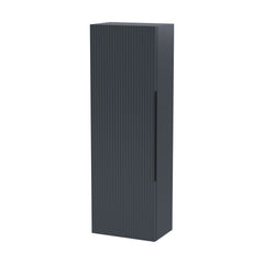 [BFFF1462H225] Tixall Fluted Wall Hung Tall Bathroom Storage Unit, 400mm, Multiple Colours and Handle Options - Cutout