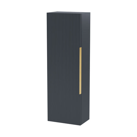 [BFFF1462H325] Tixall Fluted Wall Hung Tall Bathroom Storage Unit, 400mm, Multiple Colours and Handle Options - Cutout