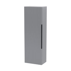 [BFFF262H225] Tixall Fluted Wall Hung Tall Bathroom Storage Unit, 400mm, Multiple Colours and Handle Options - Cutout