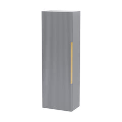 [BFFF262H325] Tixall Fluted Wall Hung Tall Bathroom Storage Unit, 400mm, Multiple Colours and Handle Options - Cutout