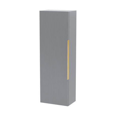 [BFFF262H325] Tixall Fluted Wall Hung Tall Bathroom Storage Unit, 400mm, Multiple Colours and Handle Options - Cutout