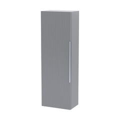 [BFFF262] Tixall Fluted Wall Hung Tall Bathroom Storage Unit, 400mm, Multiple Colours and Handle Options - Cutout