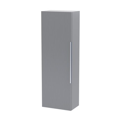 [BFFF262] Tixall Fluted Wall Hung Tall Bathroom Storage Unit, 400mm, Multiple Colours and Handle Options - Cutout