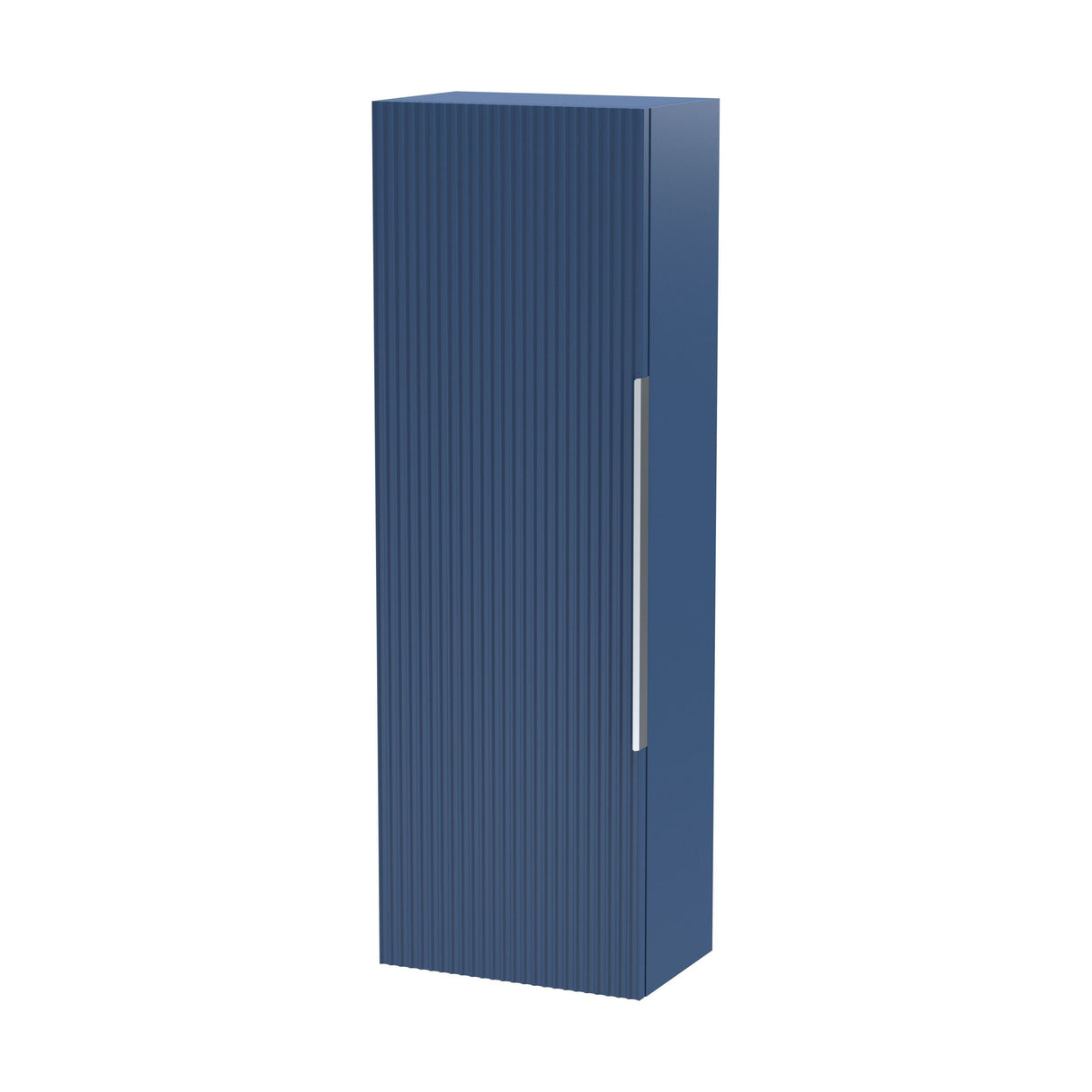 [BFFF362] Tixall Fluted Wall Hung Tall Bathroom Storage Unit, 400mm, Multiple Colours and Handle Options - Cutout