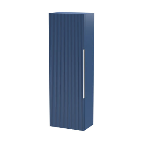 [BFFF362] Tixall Fluted Wall Hung Tall Bathroom Storage Unit, 400mm, Multiple Colours and Handle Options - Cutout