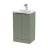 [BFFF823AH224] Tixall Fluted Front Floor Standing Vanity Basin Unit with Choice of Size, Colour and Handle Options - Cutout