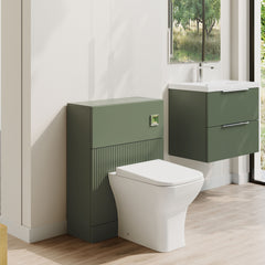 [BFFF841] Balterley Tixall Fluted Front Floor Standing WC Unit, 500mm, Choice of Colour - Lifestyle 3