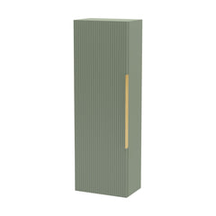 [BFFF862H325] Tixall Fluted Wall Hung Tall Bathroom Storage Unit, 400mm, Multiple Colours and Handle Options - Cutout