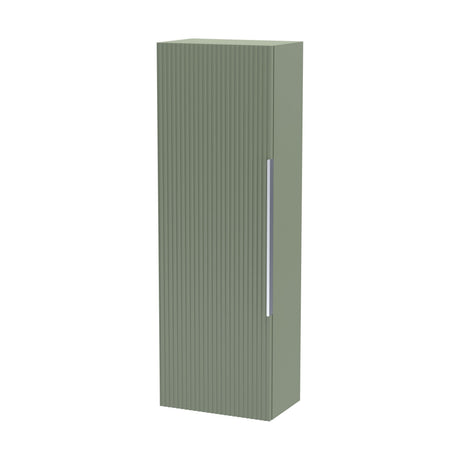 [BFFF862] Tixall Fluted Wall Hung Tall Bathroom Storage Unit, 400mm, Multiple Colours and Handle Options - Cutout