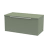 [BFFF896W] Tixall Fluted 1 Drawer Wall Hung Vanity Unit with Worktop - Choice of Size and Colour - Cutout