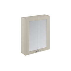 [BFHE3217] Butterton Traditional Wall Mounted Mirror Cabinet with 2 Soft Close Doors and Shelf, 600mm, Choice of Colour