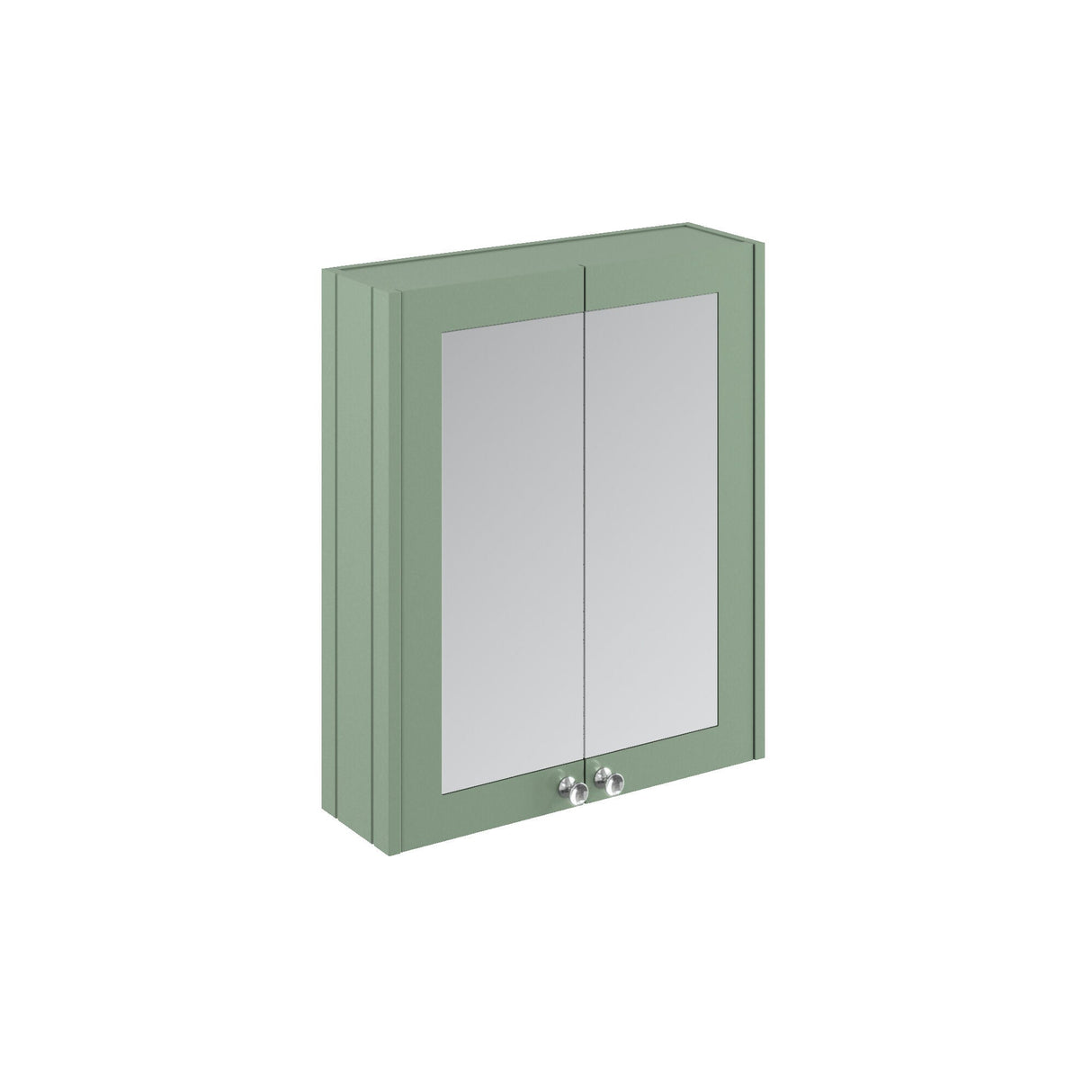 [BFHE817] Butterton Traditional Wall Mounted Mirror Cabinet with 2 Soft Close Doors and Shelf, 600mm, Choice of Colour