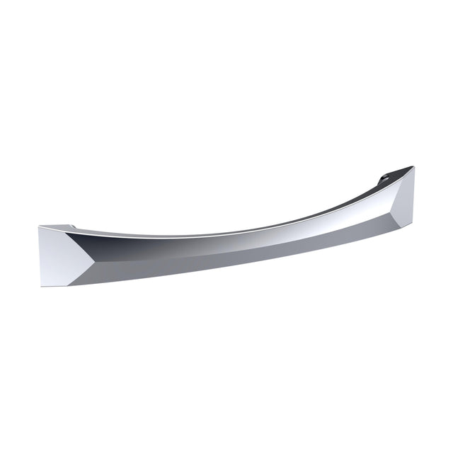 [BFHH005] D Shape Bow Handle, 152mm (128mm Centres) - Satin Nickel - Cutout