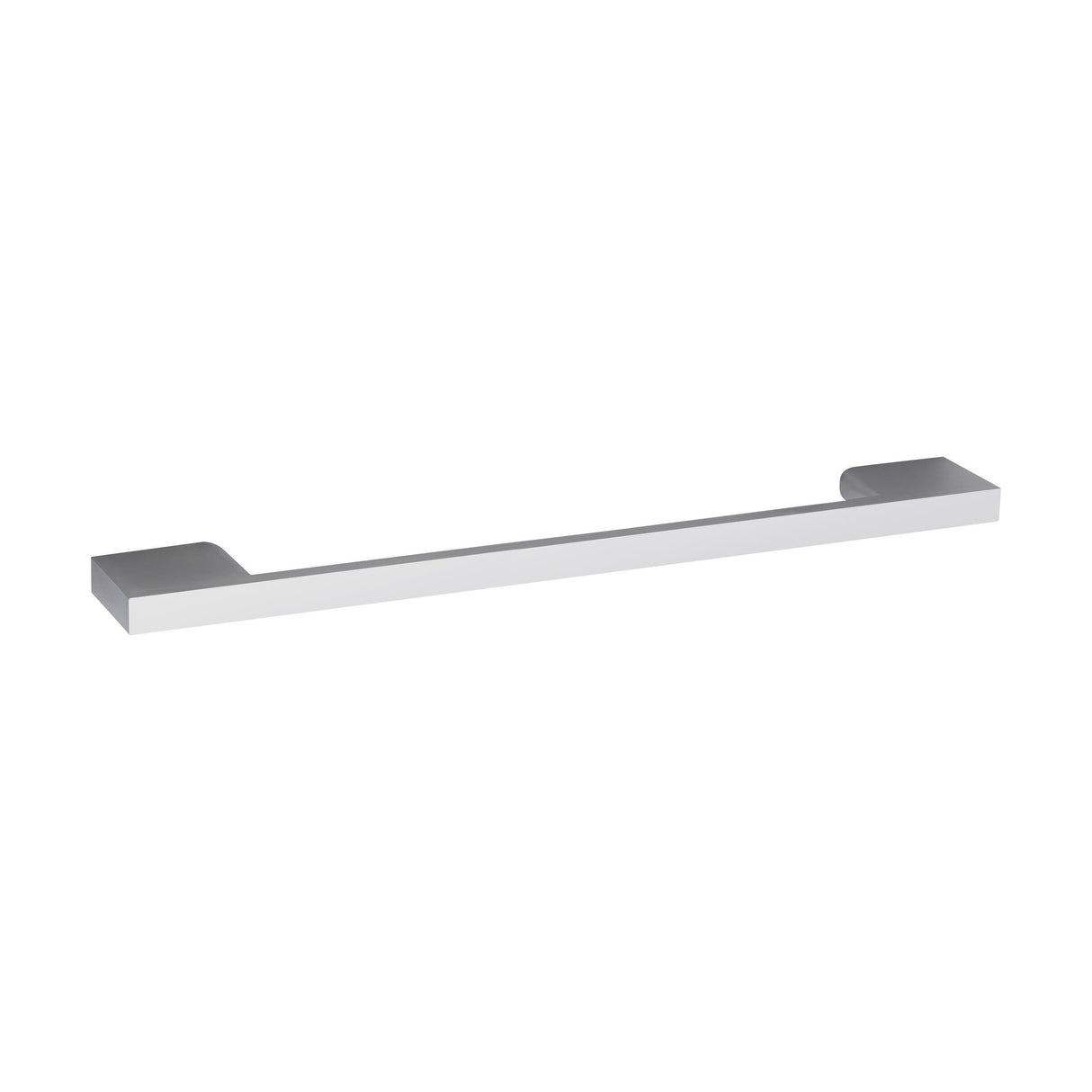 [BFHH016] Furniture Handle Square D Shape Handle, 223mm (192mm Centres) - Chrome - Cutout