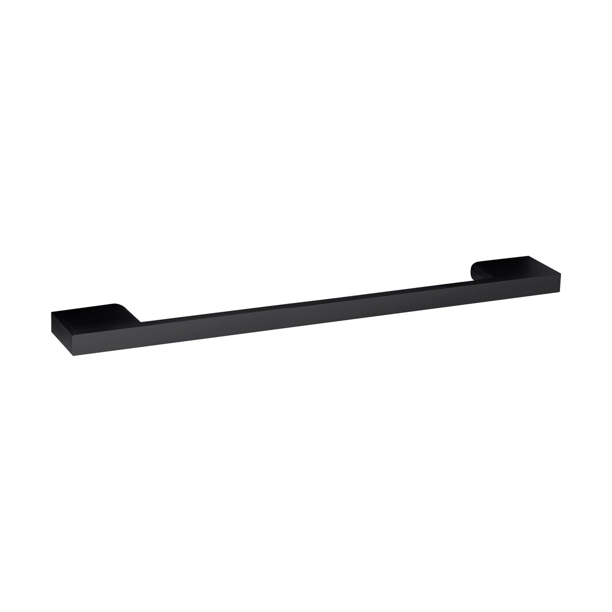 [BFHH018] Furniture Handle Square D Shape Handle, 223mm (192mm Centres) - Matt Black - Cutout