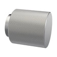 [BFHH114] Knurled Indented Round Knob, 30mm - Satin Nickel - Cutout