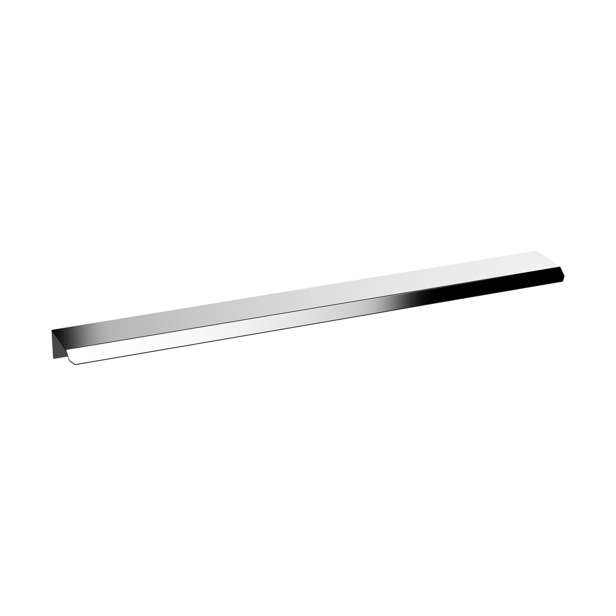 [BFHH125] Finger Pull Handle, 300mm (224mm Centres) - Chrome - Cutout