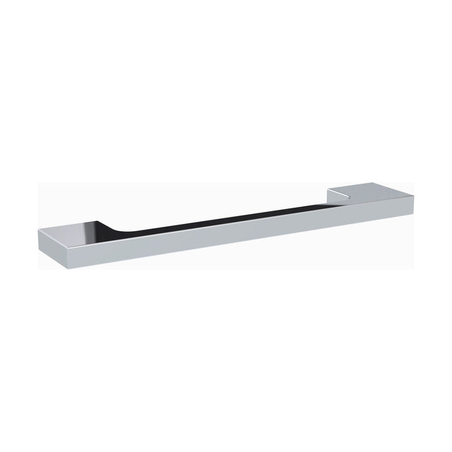 [BFHH182] Furniture Handle Slimline Square D Shape Handle, 152mm (128mm Centres) - Chrome - Cutout
