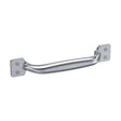 [BFHH183] Strap Handle, 126mm (96mm Centres) - Brushed Nickel - Cutout