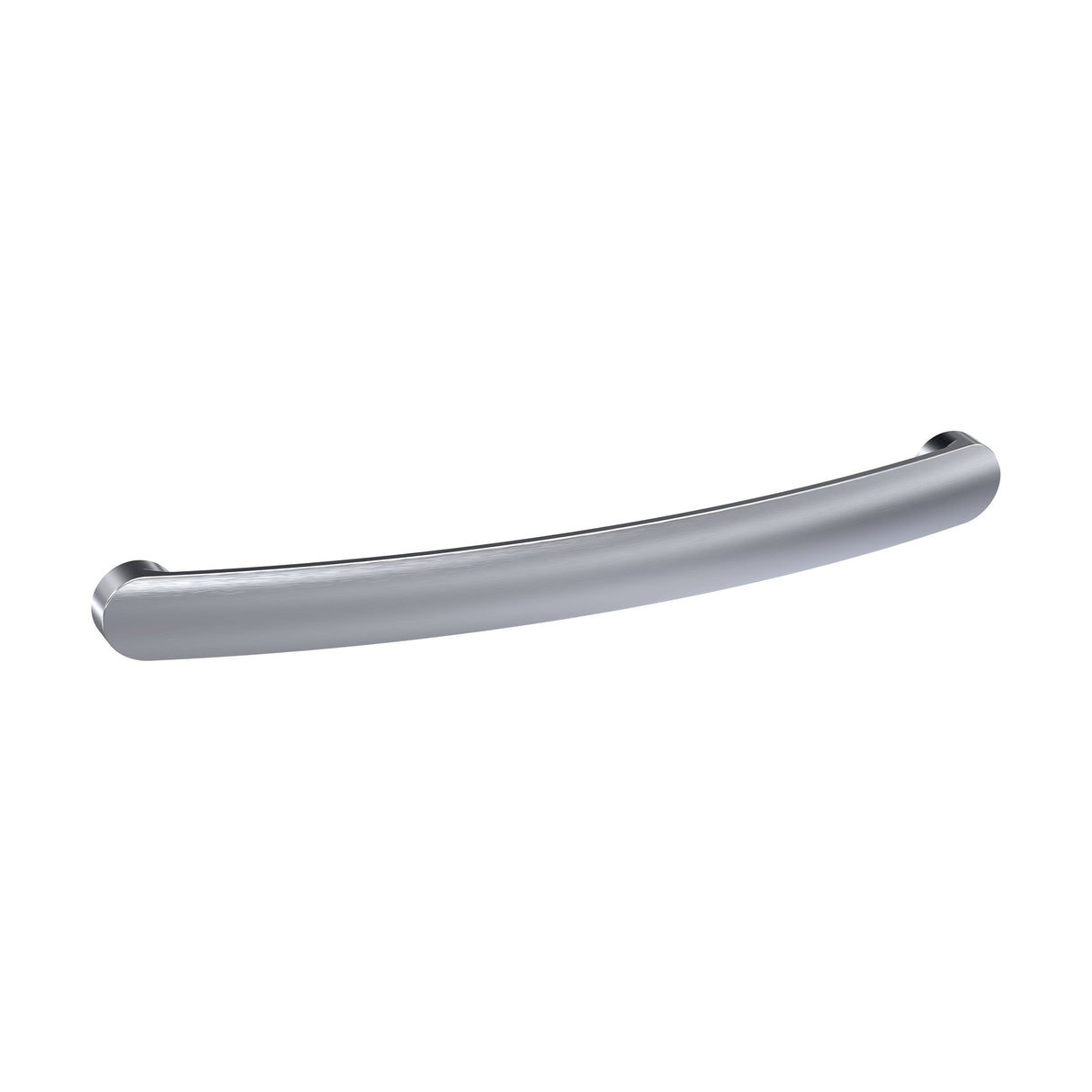 [BFHH184] Furniture Handle Round D Shape Handle, 210mm (192mm Centres) - Satin Nickel - Cutout