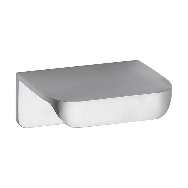 [BFHH186] Small Rear Fixed Handle, 50mm (30mm Centres) - Satin Chrome - Cutout