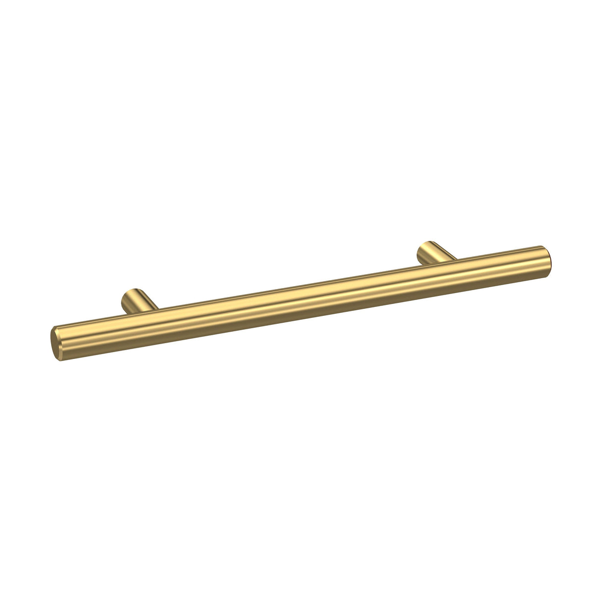 [BFHH193] Bar Handle, 156mm (96mm Centres) - Brushed Brass - Cutout