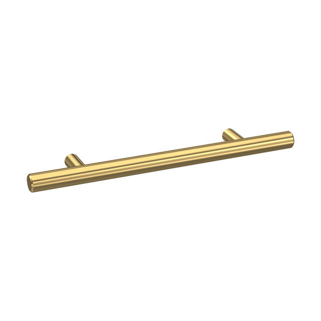 [BFHH193] Bar Handle, 156mm (96mm Centres) - Brushed Brass - Cutout