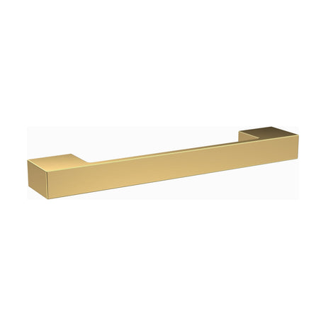 [BFHH195] Furniture Handle Square D Shape Handle, 152mm (128mm Centres) - Brushed Brass - Cutout