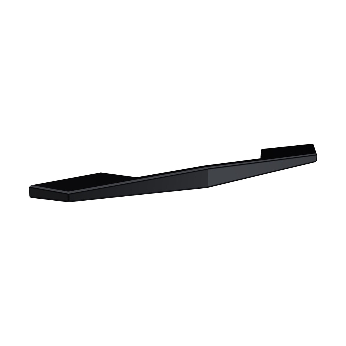[BFHH203] Furniture Handle Angular D Shape Handle, 180mm (160mm Centres) - Matt Black - Cutout