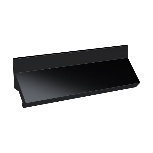 [BFHH207] Finger Pull Handle, 175mm (160mm Centres) - Matt Black - Cutout