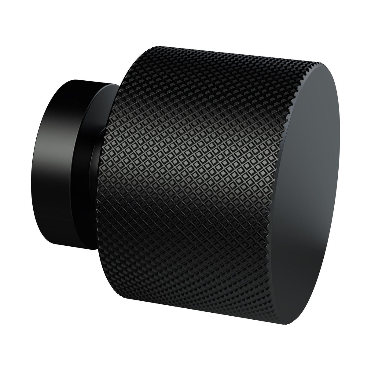[BFHH214] Knurled Indented Round Cabinet Knob, 30mm, Choice of Finish - Cutout