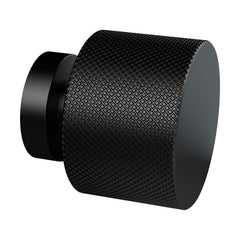 [BFHH214] Knurled Indented Round Cabinet Knob, 30mm, Choice of Finish - Cutout