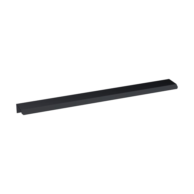 [BFHH225] Finger Pull Handle, 300mm (224mm Centres) - Matt Black - Cutout