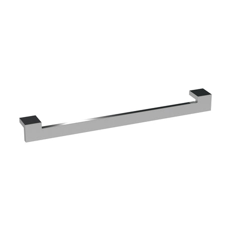 [BFHH320B] Square Drop Handle, 343mm (320mm Centres) - Chrome - Cutout