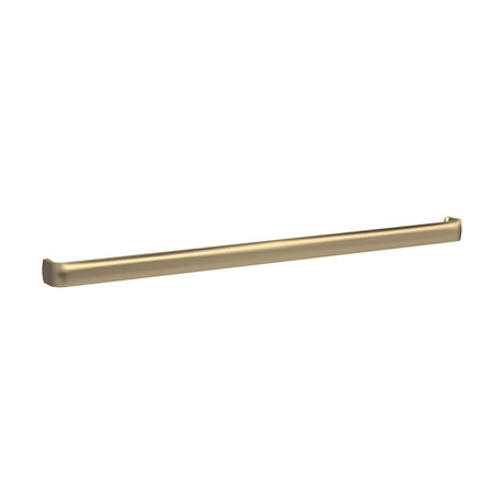 [BFHH320] Thin D Shape Furniture Handle 328 x 16 x 20mm - Brushed Brass - Cutout