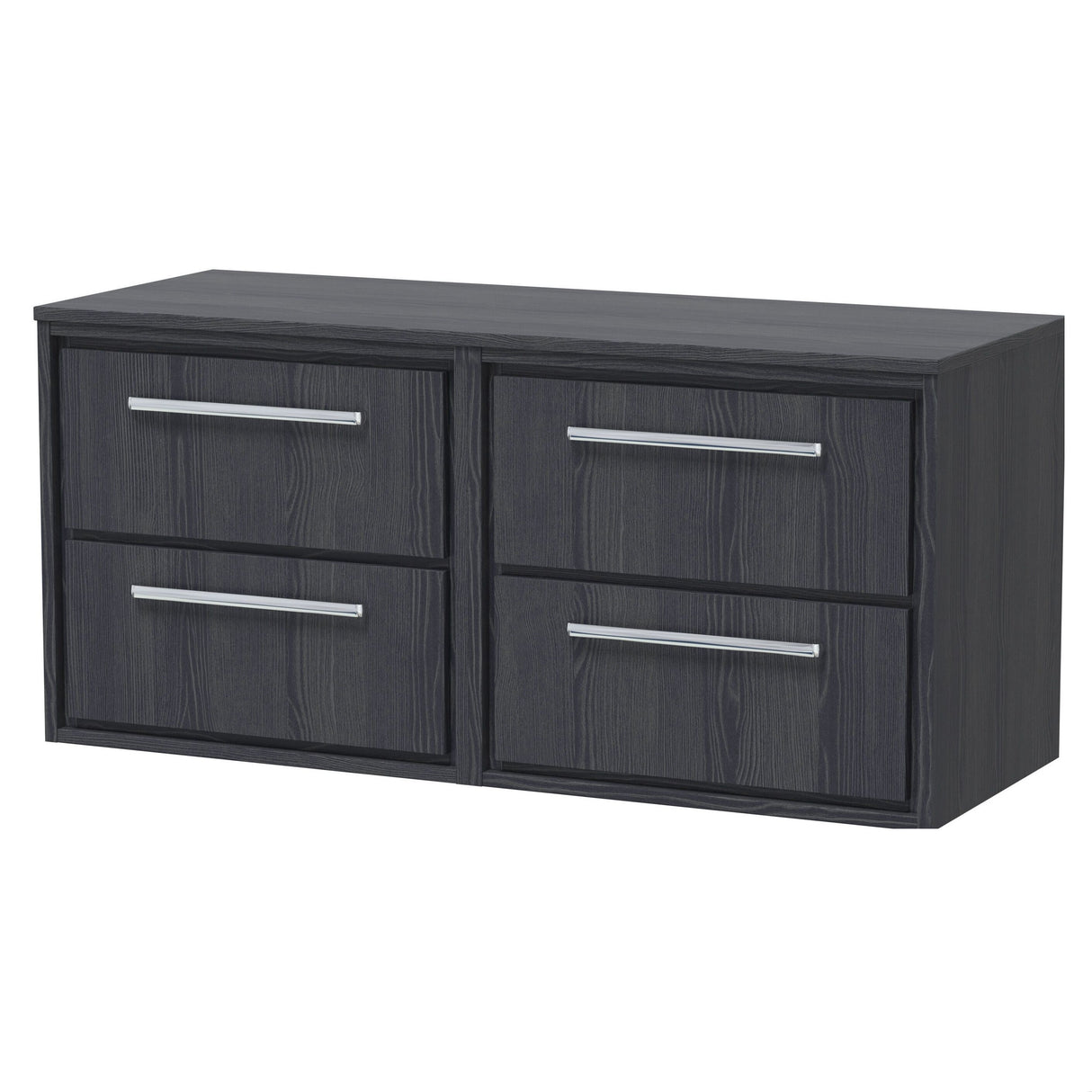 [BFIF2224W2] Longnor 4 Drawer Wall Hung Vanity Unit with Worktop - Choice of Colour - Cutout